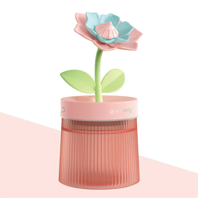 Flower Air Humidifier Small Night Lamp Usb - Bellarte Enchanté Flower Air Humidifier Small Night Lamp Usb